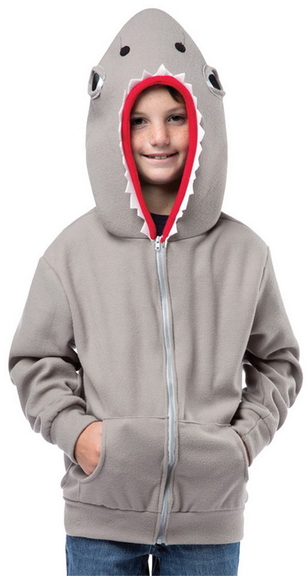 Rasta Impasta Kid's Shark Hoodie Costume