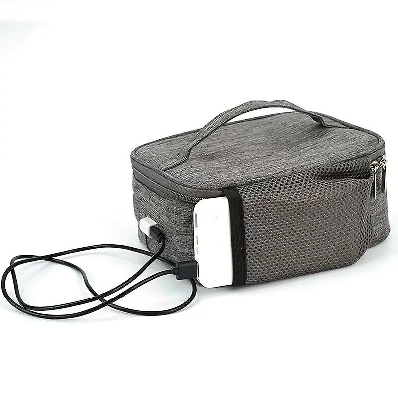 Usb Power Bank Food Heating Lunch Box Waterproof Insulated 5v Car Picnic Food Warmer Container Bag Electric Lunch Box  Bag