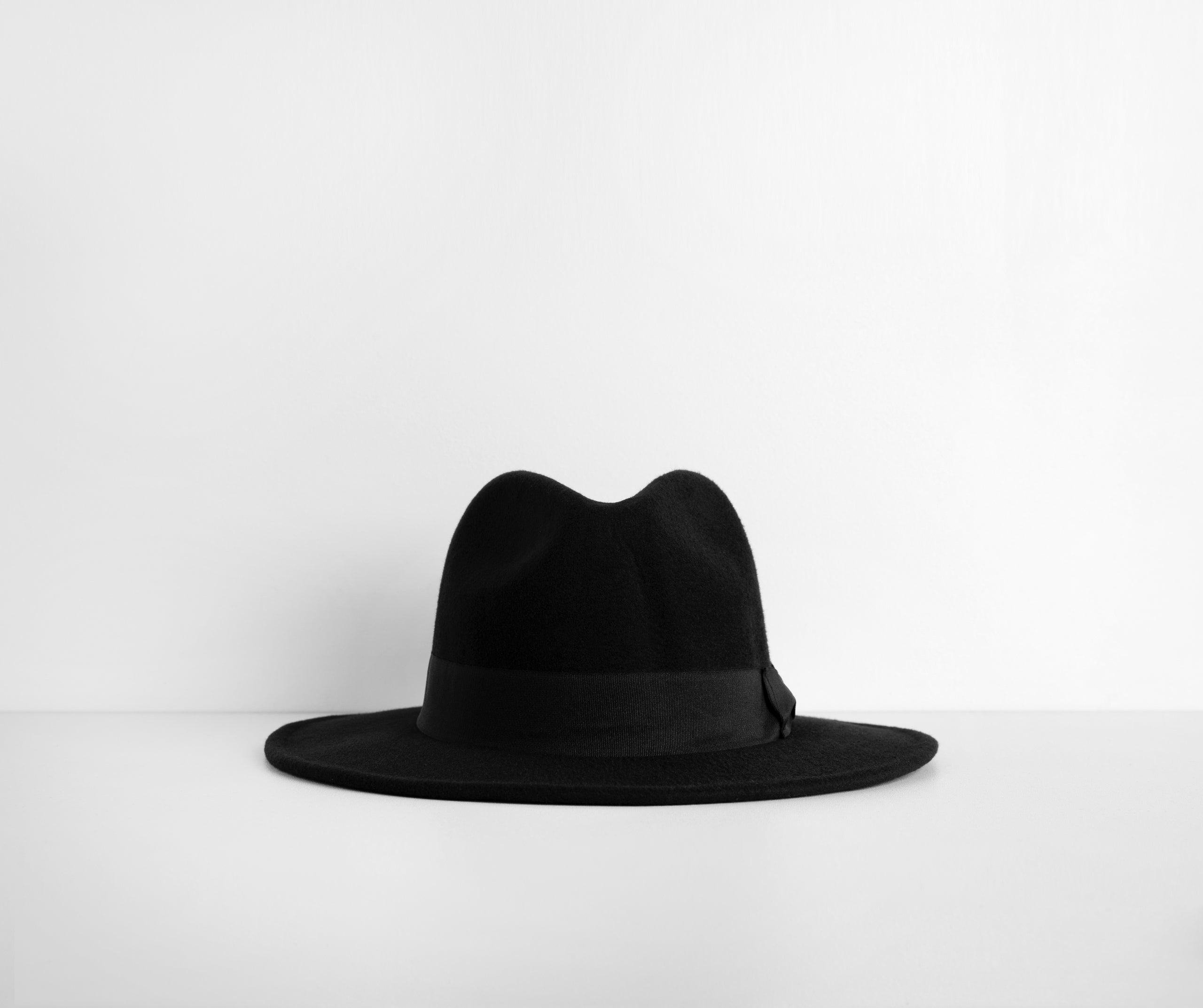 Faux Wool Panama Hat