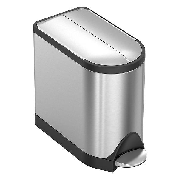 simplehuman Stainless Steel 26 gal Butterfly Step Trash Can