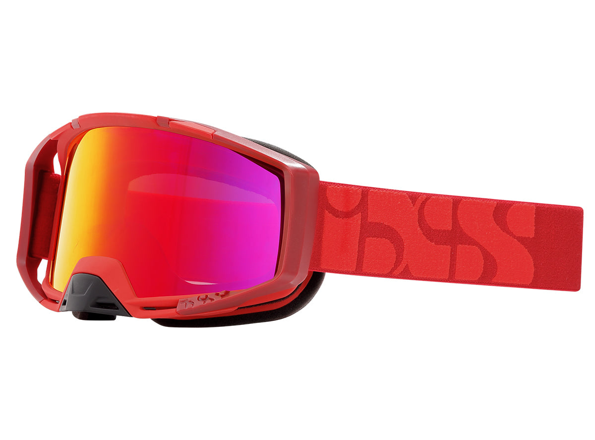 iXS Trigger MTB Goggle - Racing Red-Mirror Orange