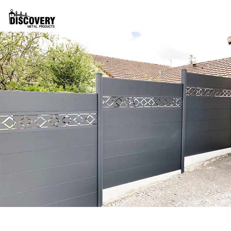 factory supply aluminum fence panels/ hot sell aluminum privacy fence