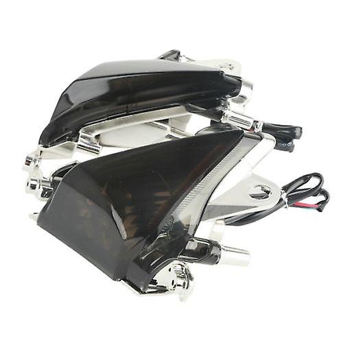 Born Pretty Front Amber Led Smoked Lens Turn Signals Lights For Kawasaki Zx10r Zx-10r 04-05