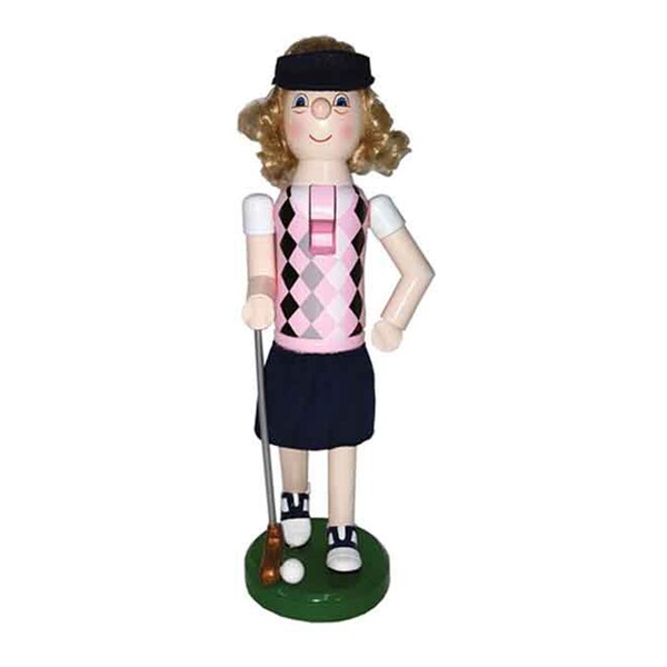 14 Lady Golfer Nutcracker