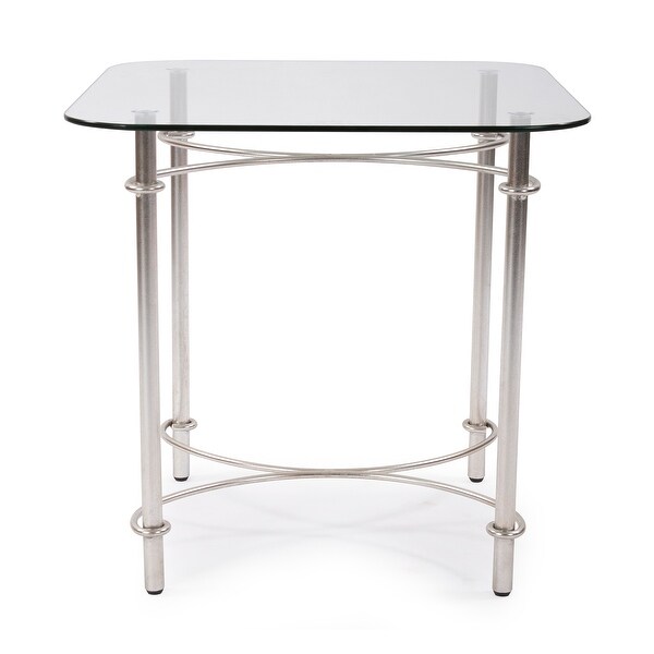 Allan Andrews Square Side Table with Stylized Arched Details