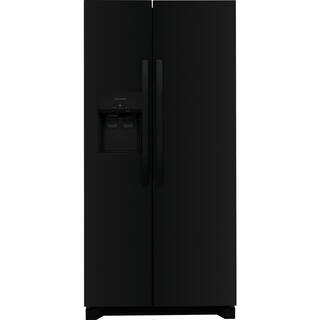 Frigidaire 22.3 cu. ft. 33 in. Side by Side Refrigerator in Black Standard Depth FRSS2323AB