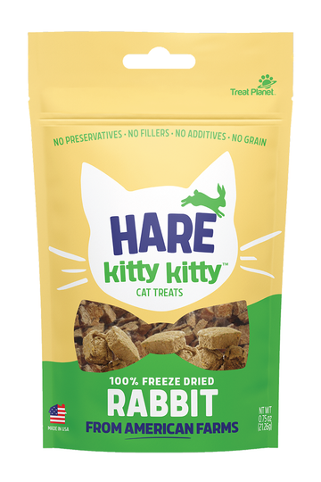 Kitty Kitty Hare Freeze Dried Rabbit Cat Treats | Tomlinson's Feed