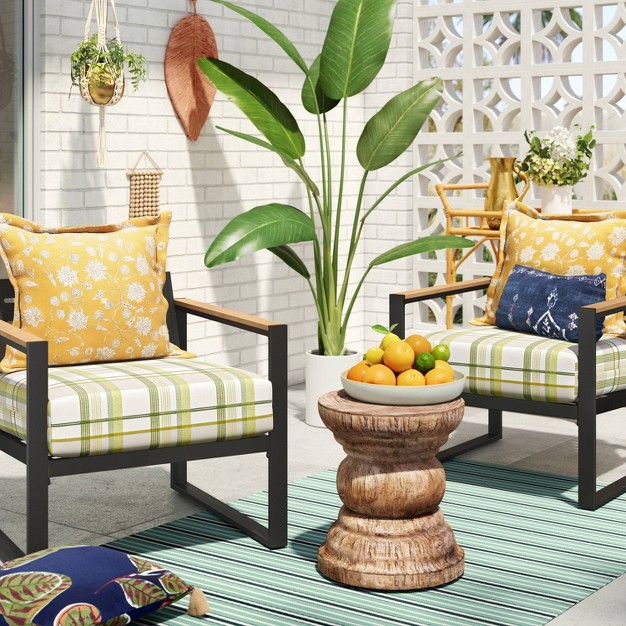 Striped Indoor outdoor Rug