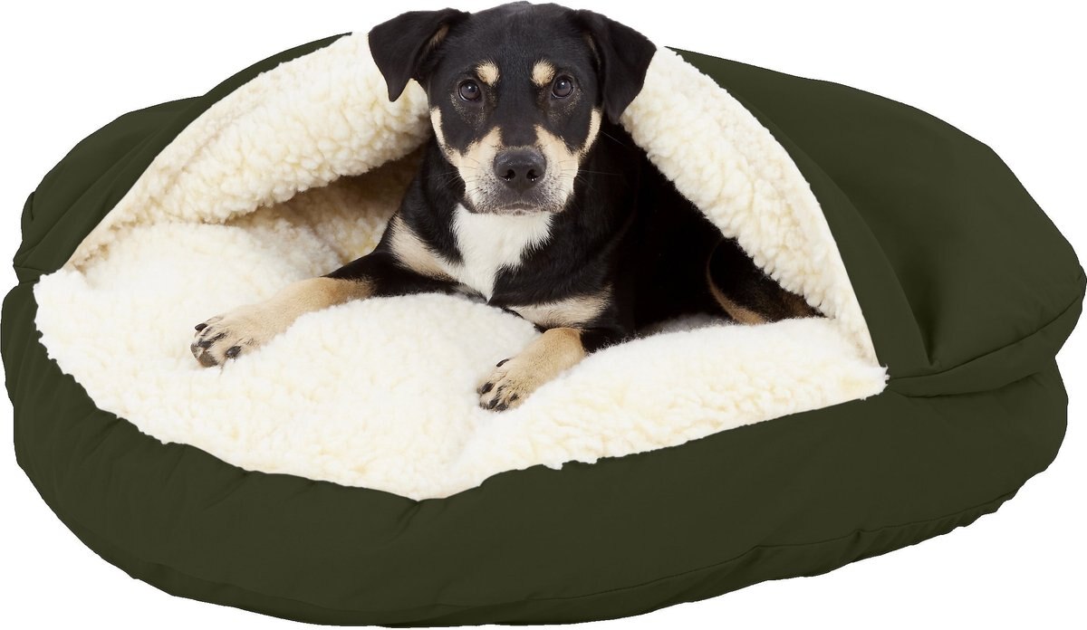 Snoozer Pet Products Cozy Cave Covered Cat and Dog Bed w/Removable Cover