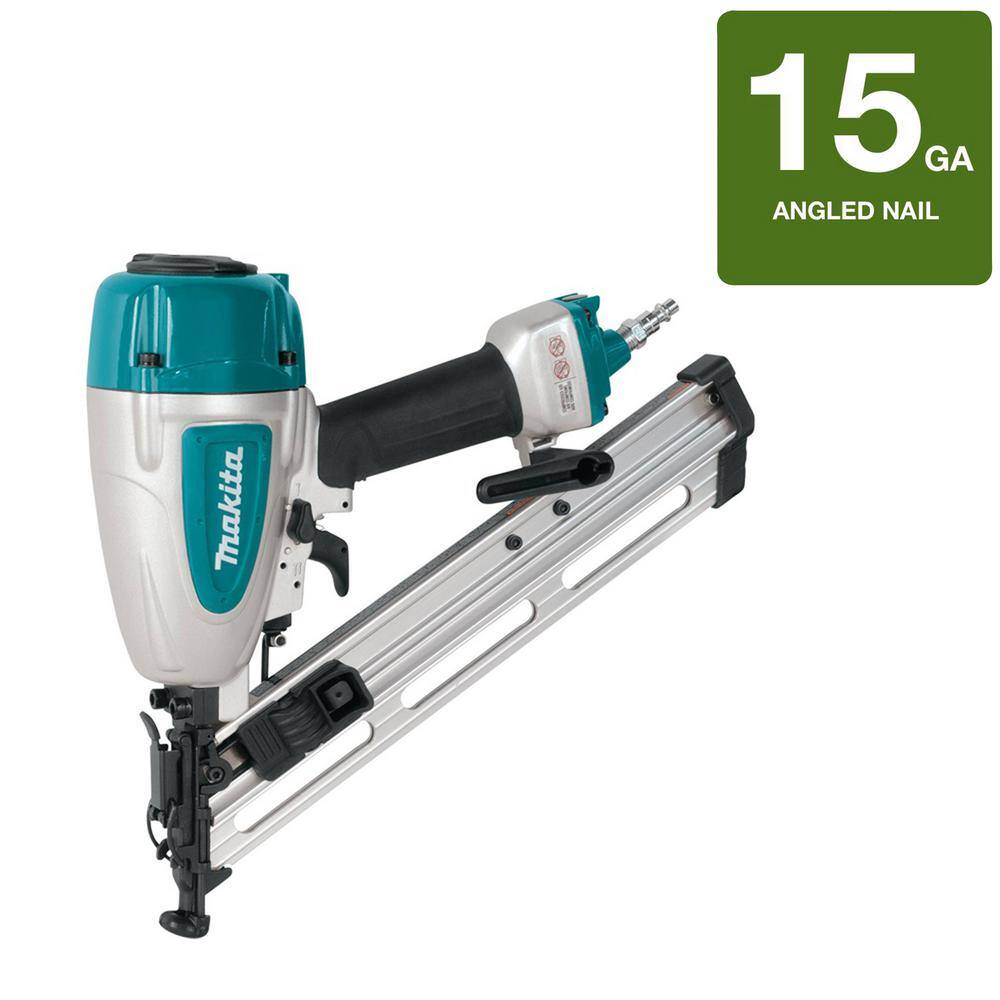 Makita Pneumatic 15-Gauge 2-12 in. Angled Finish Nailer AF635