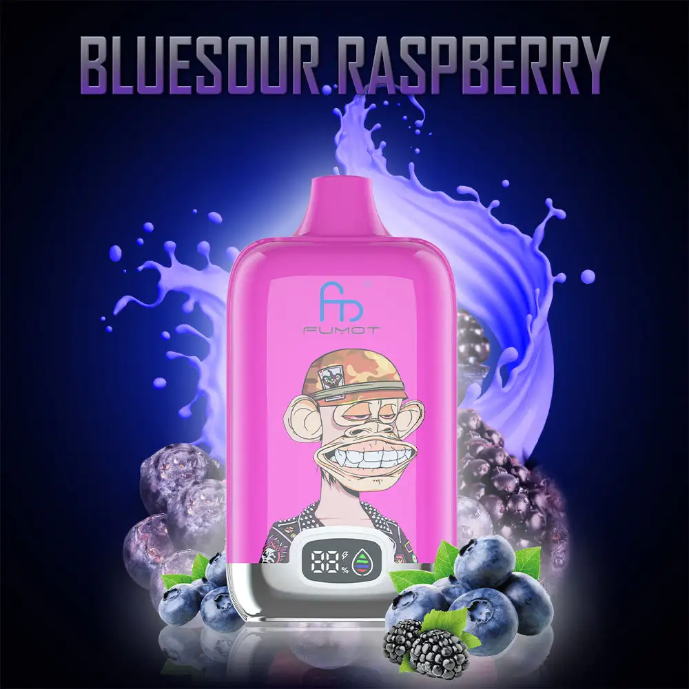 Fumot Tornado Digital Box 12000 Puffs - Bluesour Raspberry