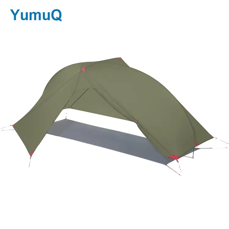 YumuQ 1 2 man Person 3 Season Double Layer Canvas Waterproof Backpacking Ultralight Outdoor Camping Tent