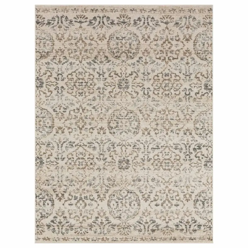 Whimsey 5 x 8 Hill Gardens Ivory Area Rug