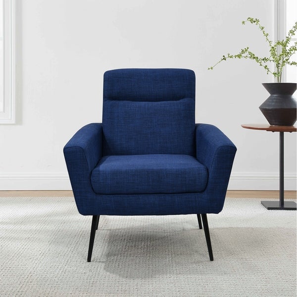 Modern Upholstered Fabric Accent Chair Living Room Leisure Armchair - 31Wx30Dx40H