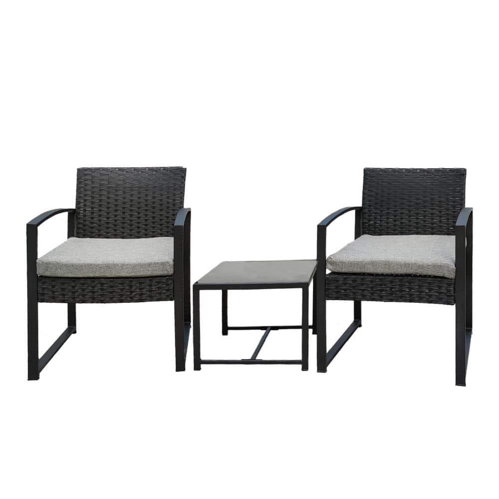 Uixe UXIE B4 Black Rattan Chair with Cushion