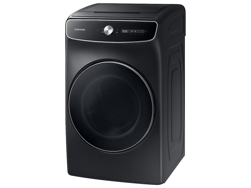 Samsung DVE60A9900V 7.5 Cu. Ft. Smart Dial Electric Dryer With Flexdry™ And Super Speed Dry In Brushed Black