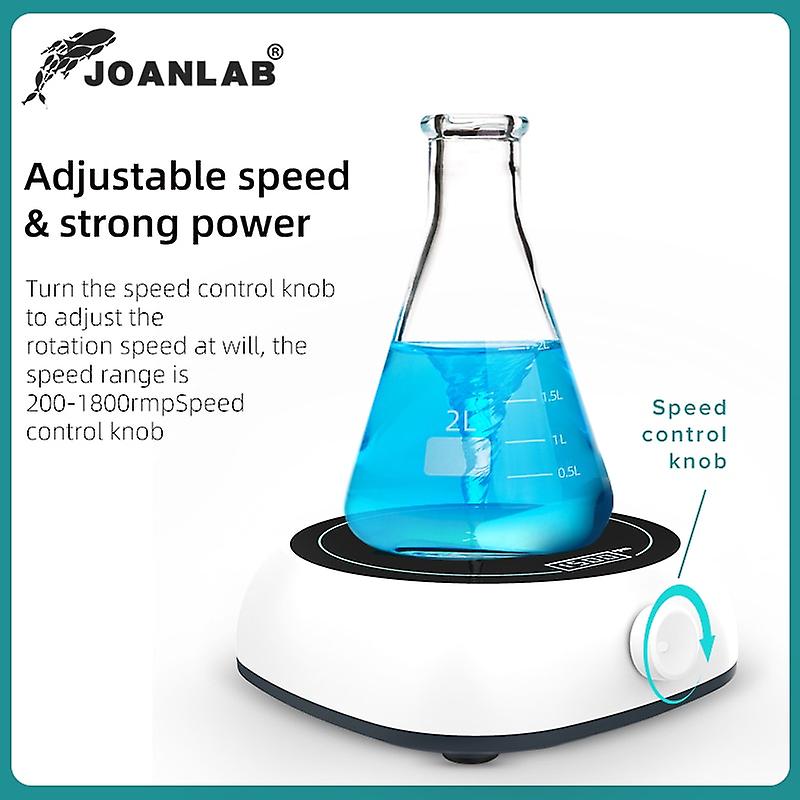 110v - 220v Digital Display Magnetic Stirrer Lab Equipment Magnetic Mixer With Stir Bar Liquid Stirrer 2000 Rpm Capacity: 2000ml