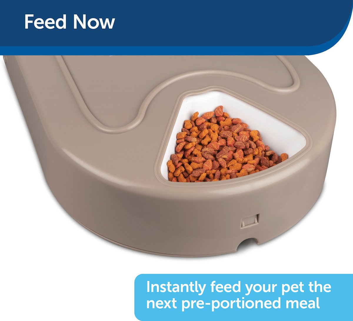 PetSafe Eatwell 5-Meal Automatic Cat and Dog Feeder - Tray Automatically Rotates According to User Programming to Deliver Pre-Planned Meals at Precise Times