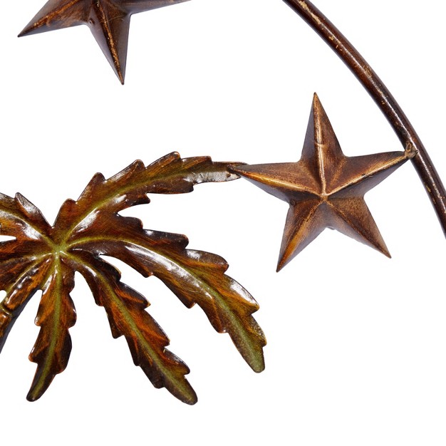 X 21 quot Rustic Metal Stars Wall Decor Copper Olivia amp May