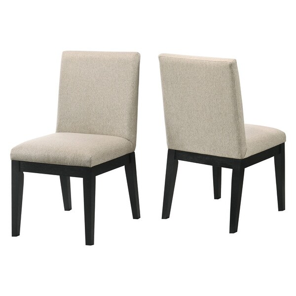 Best Master Furniture Terra Beige Linen Dining Chair (Set of 2)