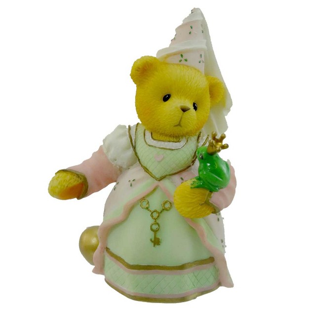 Cherished Teddies Winnie You x27 re My Favorite Prince 4 Inches Teddy Bear Fairy Tale Frog 481696 Resin Green