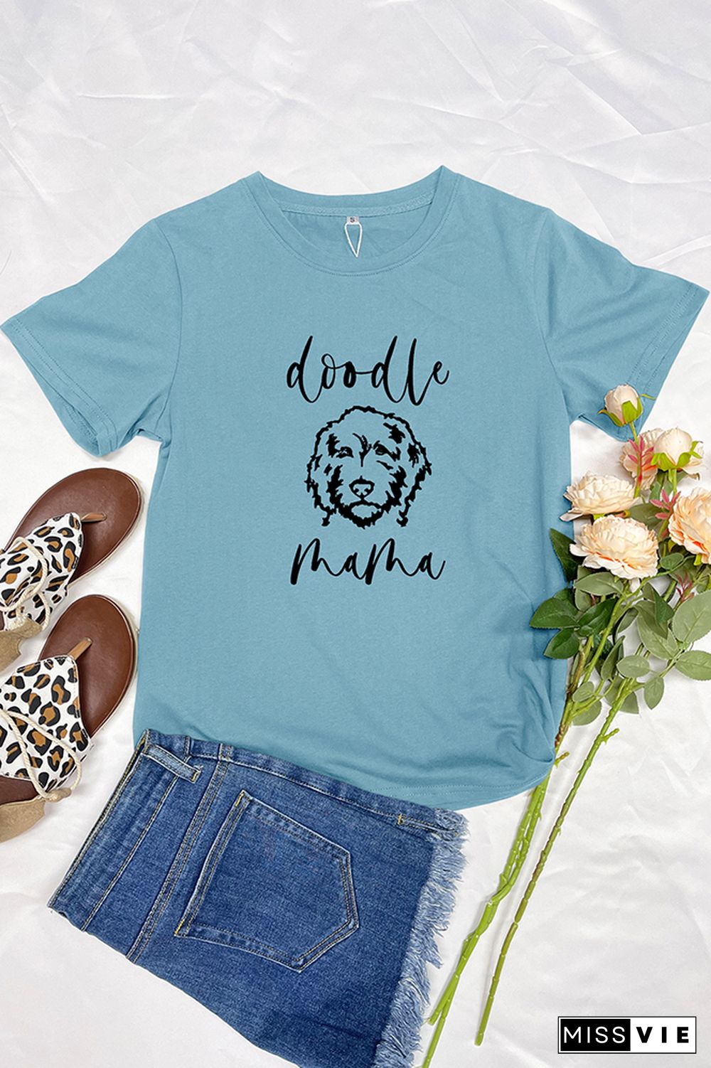 Doodle Mama Short Sleeve Graphic Tee Wholesale