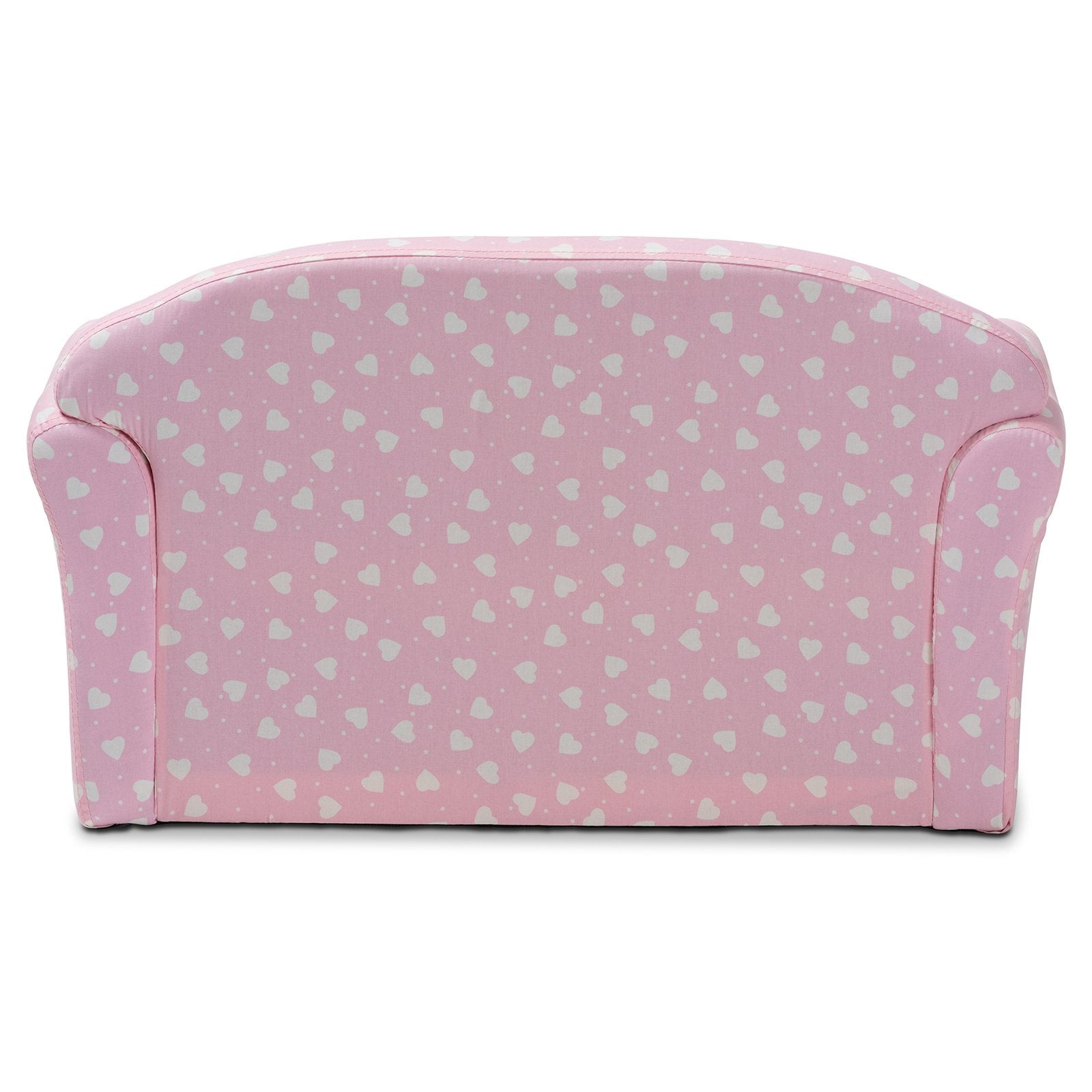 Baxton Studio Erica Heart Upholstered Kids Sofa