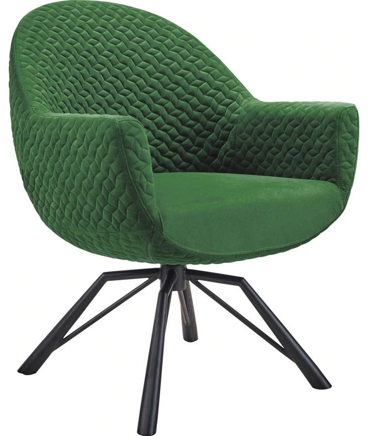 Monserrat Accent Chair  Green  Accent Chair Green   Midcentury   Armchairs And Accent Chairs   by Peachtree Fine Furniture  Houzz