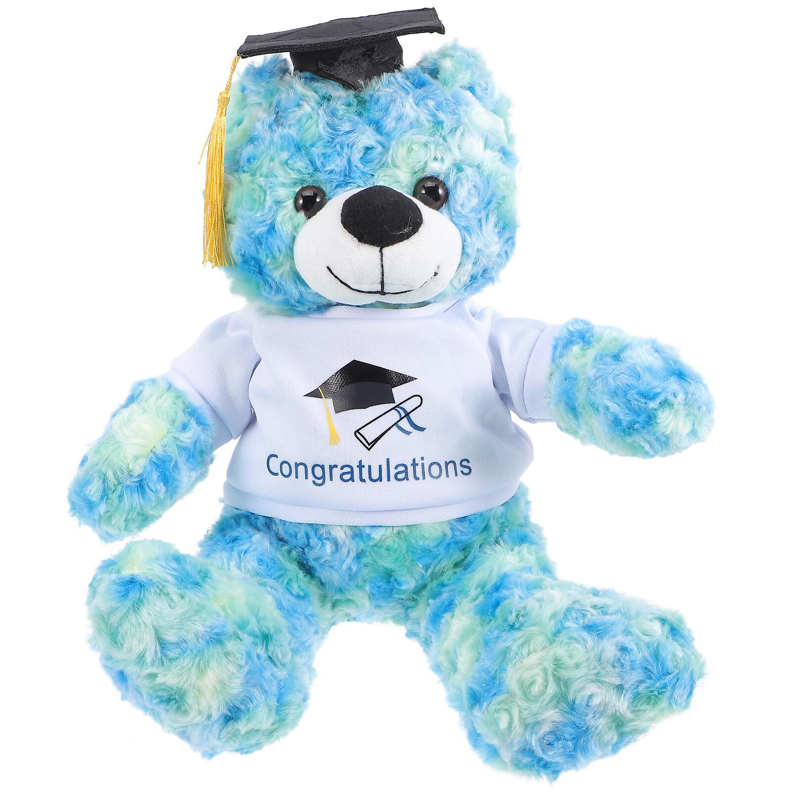 Graduation Stuffed Bear Adorable Stuffed Animal Bear Lovely Plush Bear Decoration Graduation Gift