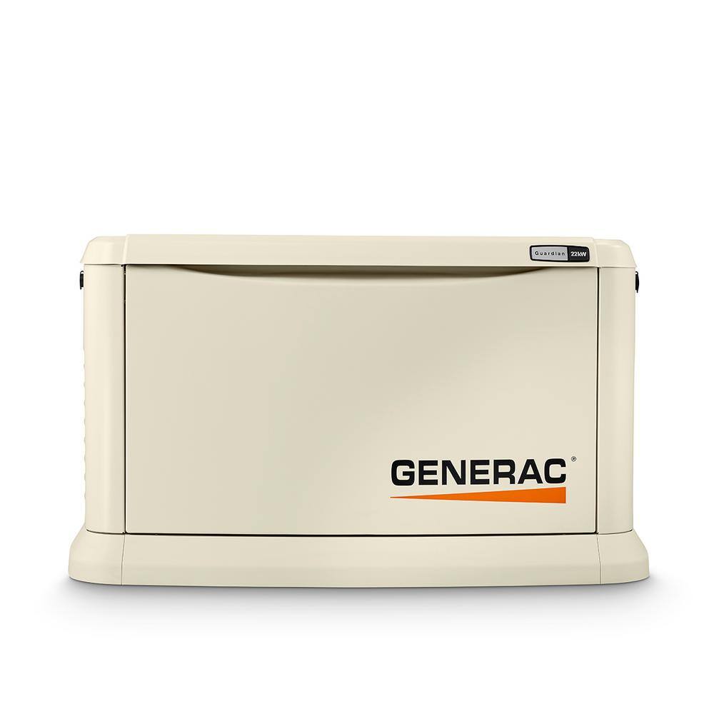 Generac Guardian 22000-Watt (LP)19500-Watt (NG) Air-Cooled Whole House Generator with Wi-Fi and 200-AmpTransfer Switch 7043