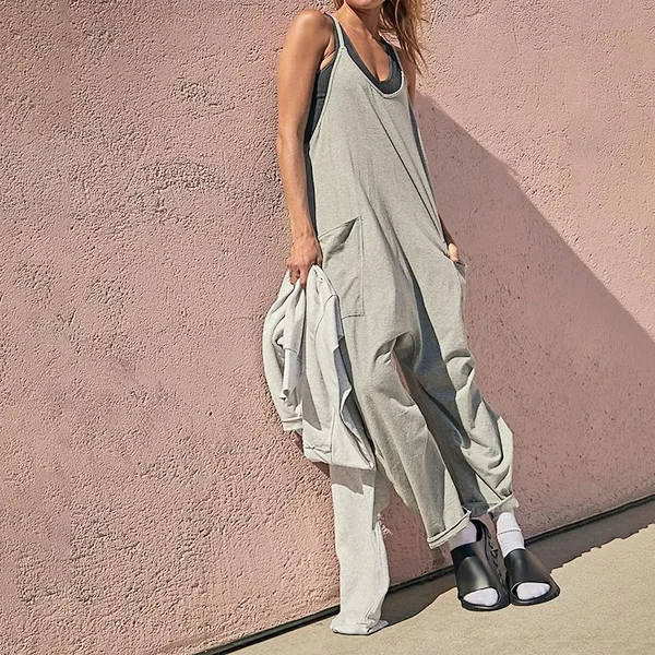 🔥 BIG SALE - 49% OFF🔥Wide Leg Jumpsuit with Pockets