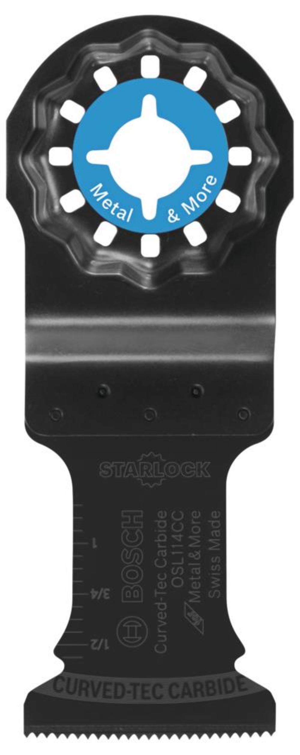 1-1/4 In. Starlock® Oscillating Multi-Tool Curved-tec Carbide Extreme Plunge Blade