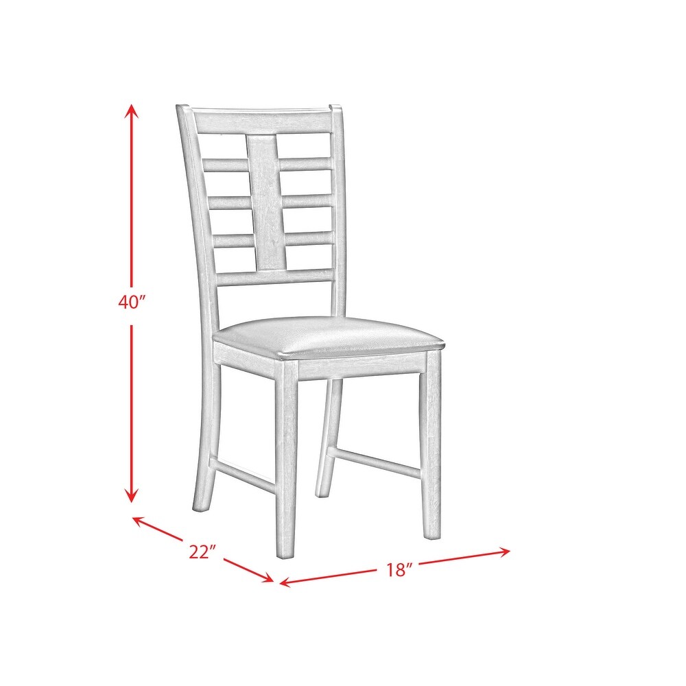 Picket House Furnishings Nixon 7PC Standard Height Dining Set in Gray