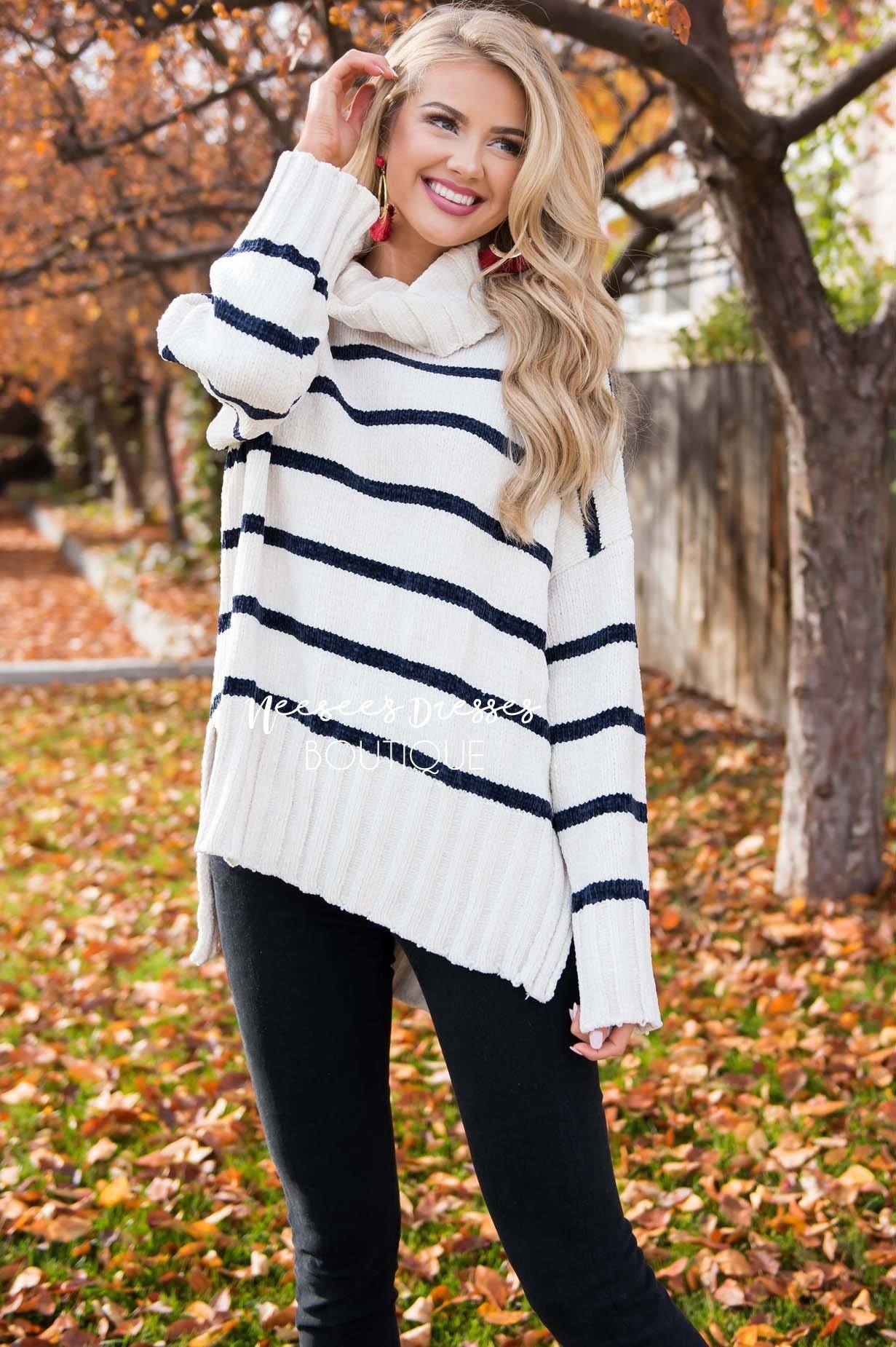 Cozy By The Fire Turtle Neck Sweater