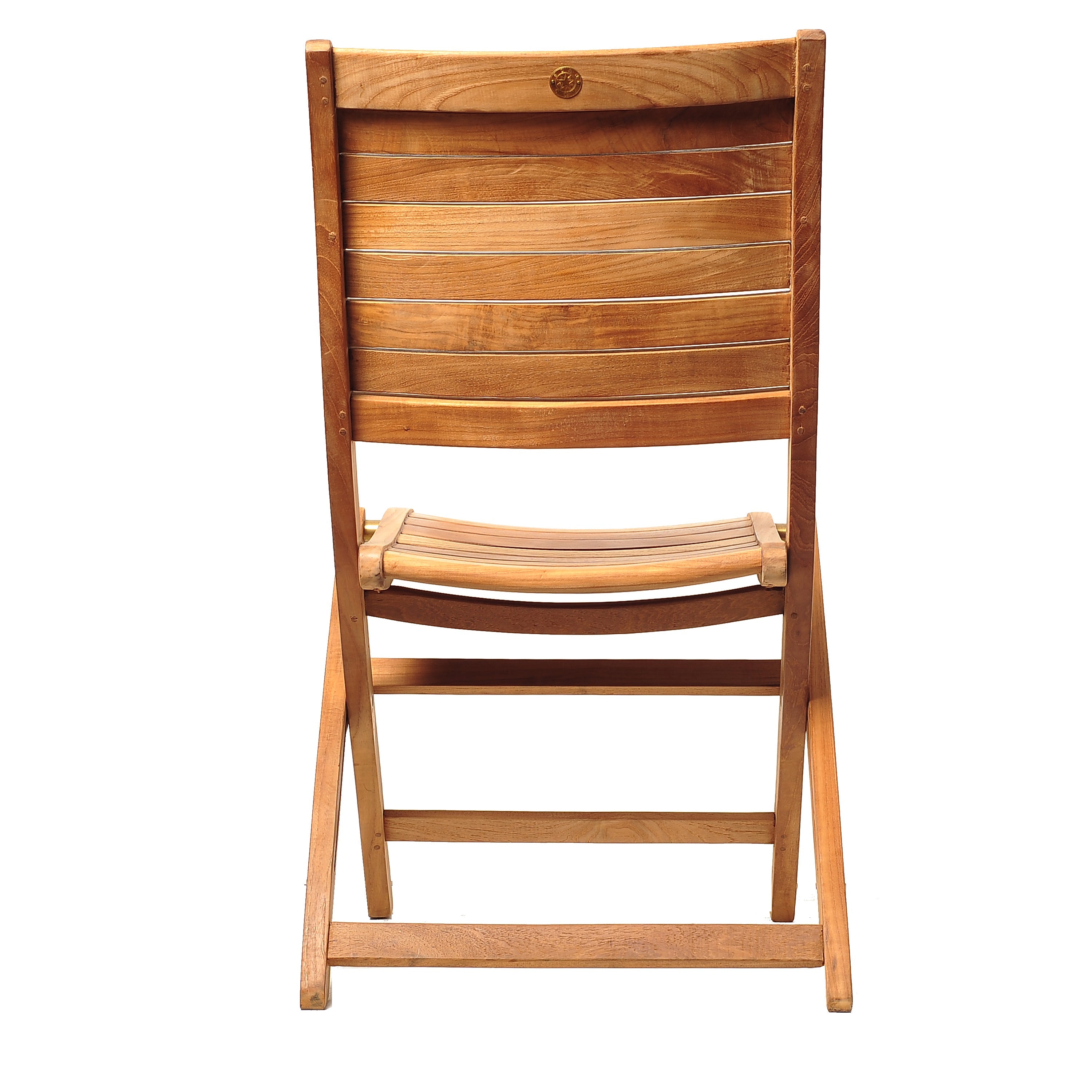 Amazonia Turnberry 2-piece Patio Folding Chairs | Certified Teak | Ideal for Outdoors and Indoors, Brown