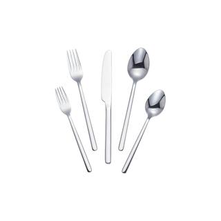 Home Decorators Collection Brenner 40-Piece Stainless Steel Flatware Set (Service for 8) KS6612-40P