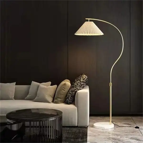 63 Inches Arched Floor Lamp for Bedrooms and Living Rooms