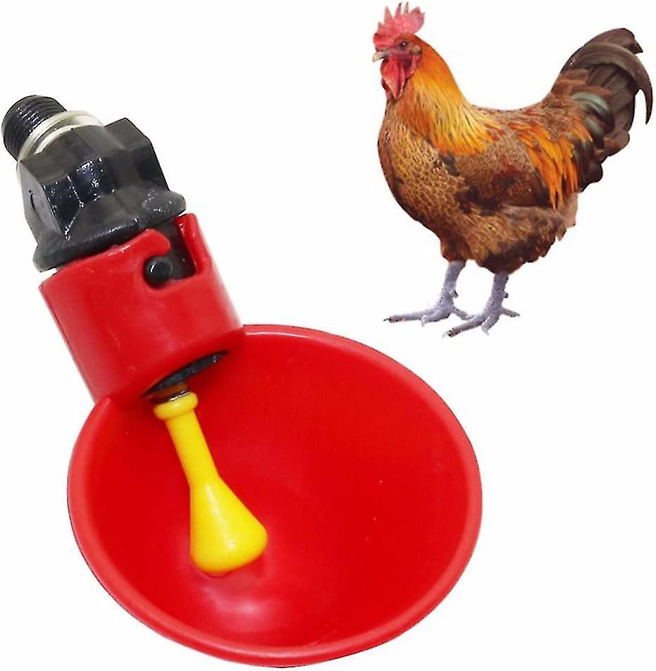 Set Of 3 Automatic Drinkers For Chicks， Quails， Ducks And Other Poultry