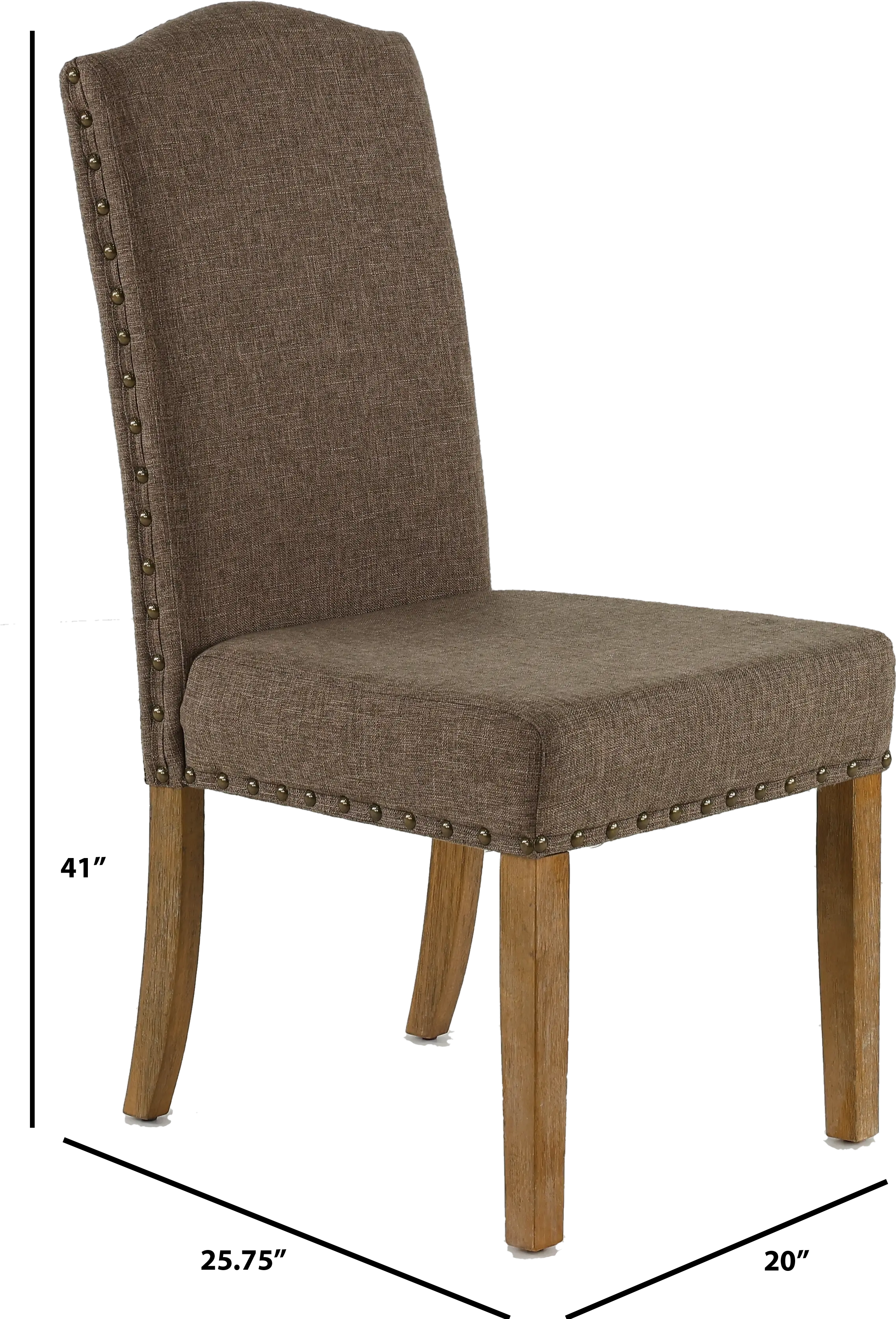 Bridgend Gray Upholstered Dining Room Chair