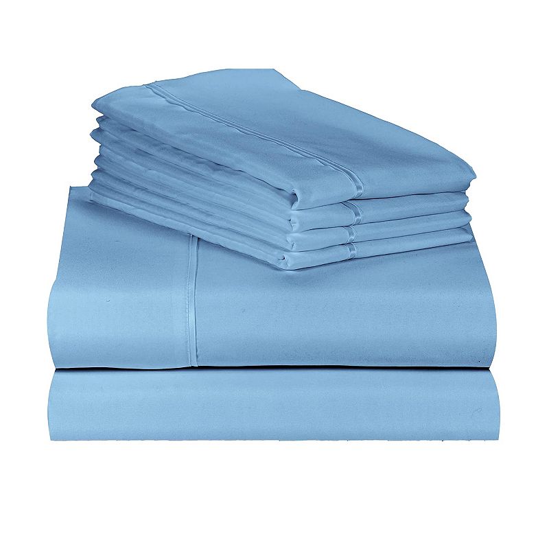 Luxclub's Premium Bed Sheet Set - Silky Soft， Deep Pockets 18， Eco-friendly， Wrinkle-free