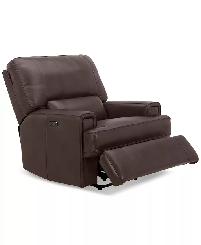 Furniture Binardo 40 Zero Gravity Leather Power Recliner