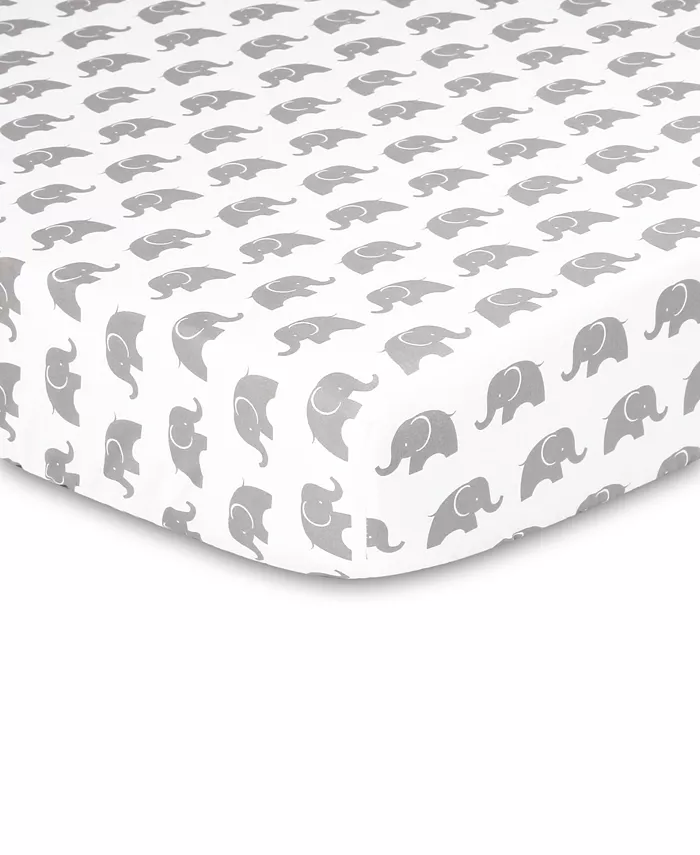 The Peanutshell PS Elephant Walk 3-Piece Crib Bedding Set