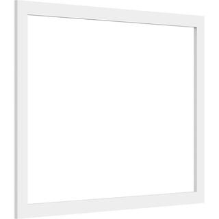 Ekena Millwork 38 in. x 32 in. x 24 in. Prescott White PVC Decorative Wall Panel (2-Piece) WALP32X24X037PRE