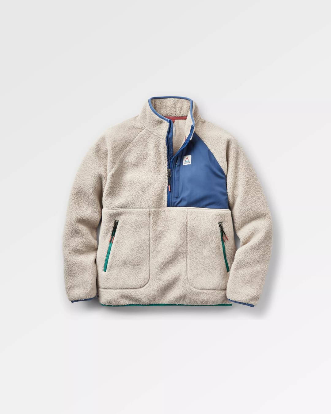 Home 2.0 1/2 Zip Recycled Sherpa Fleece - Oatmeal