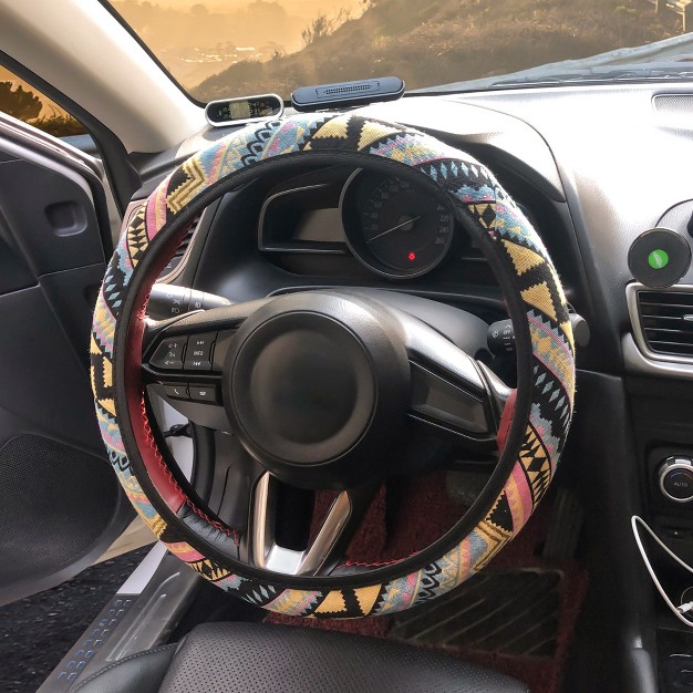 Car Steering Wheel Cover 14 17 quot x3 82 quot Multicolor