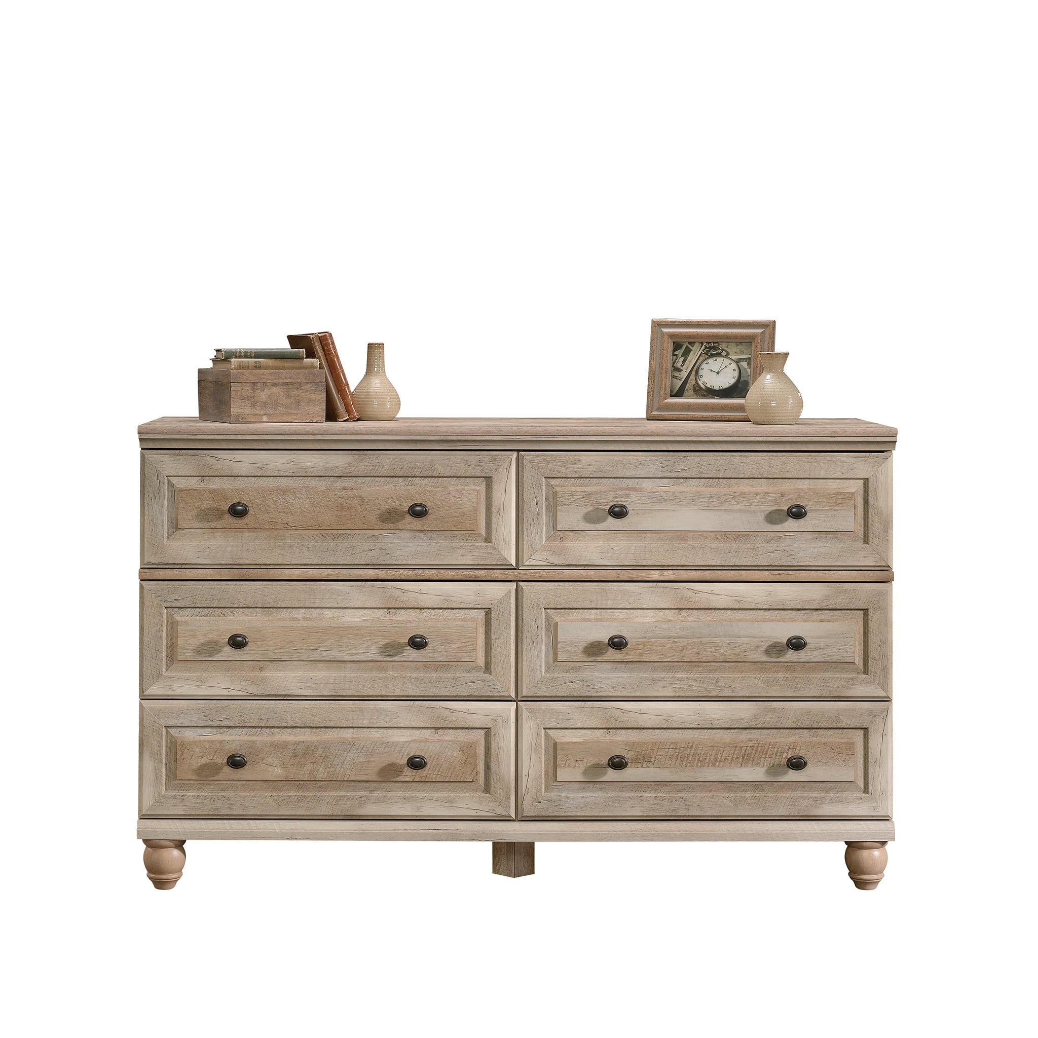 Better Homes and Gardens Crossmill 6-Drawer Dresser, Lintel Oak Finish