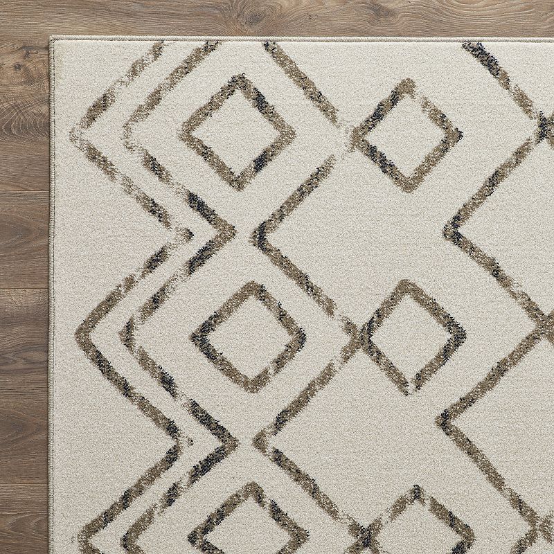 Loomaknoti Taytum Rocey White Area Rug