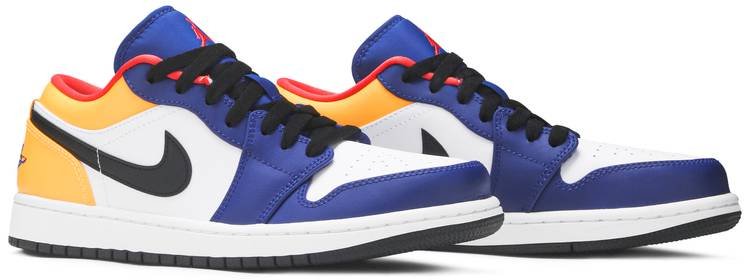 Air Jordan 1 Low 'White Deep Royal Blue' 553558-123