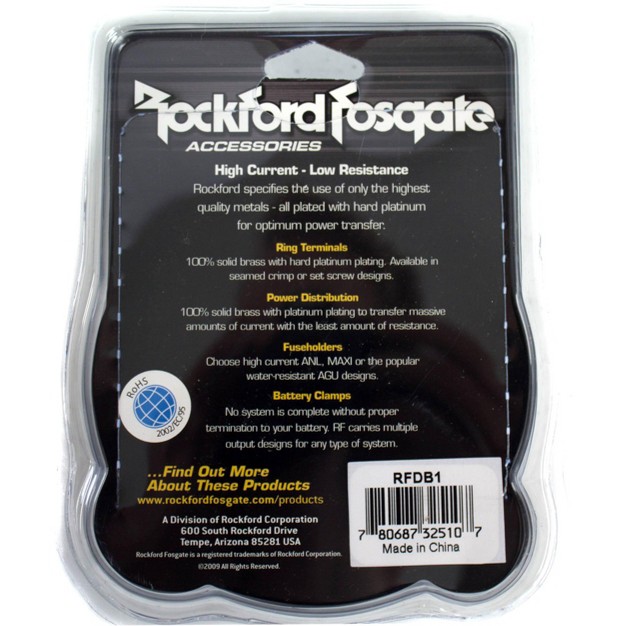 Rockford Fosgate Rfdb1 0 1 4 gauge 8 Ga Positive negative Car Battery Terminal