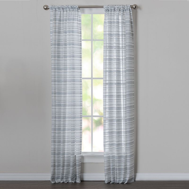 NATCO Shiloh Semi Sheer Window Curtain Panel